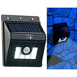 Lunartec Solar-LED-Wandleuchte mit Bewegungsmelder, Dimm-Funktion, 180 lm, IP44 Lunartec