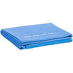 PEARL 10er Pack Schnelltrocknendes Mikrofaser-Badetuch, 180 x 90 cm, blau PEARL