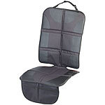 Lescars Premium-Kindersitz-Unterlage mit 2 Netztaschen, Isofix-geeignet Lescars Autositz-Schutzunterlagen mit Netztaschen
