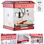 Rosenstein & Söhne Profi-Gastro-Popcorn-Maschine mit Edelstahl-Topf, 800 Watt Rosenstein & Söhne Popcornmaschinen