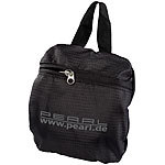 PEARL Faltbarer Rucksack, 15 l, 160 g, wasserabweisend beschichtet, schwarz PEARL Faltbare Rucksäcke