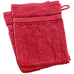 Wilson Gabor Waschlappen, Baumwoll-Frottee, 16 x 21 cm, 2er-Set, rot Wilson Gabor Waschlappen Baumwolle-Frottee