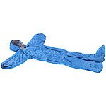 Semptec Urban Survival Technology Schlafsack für Erwachsene mit Armen & Beinen, Größe L, 195 cm, blau Semptec Urban Survival Technology