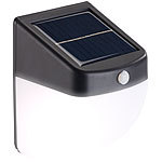 Lunartec LED-Solar-Wandleuchte mit PIR-Bewegungsmelder, 30 Lumen, 1 Watt, IP44 Lunartec LED-Solar-Außenlampen mit PIR-Sensoren (tageslichtweiß)