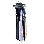 Sichler Haushaltsgeräte Elektrischer Krawattenhalter für 64 Krawatten & 8 Gürtel, beleuchtet Sichler Haushaltsgeräte Elektrische Krawattenhalter