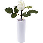 Lunartec LED-Rose "Real Touch" mit LED-Bl&uuml;te, 28 cm, wei&szlig; Lunartec LED Rosen, Real Touch, wie echt