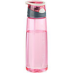 PEARL sports 2er-Set BPA-freie Kunststoff-Trinkflaschen mit Einhand-Verschluss PEARL sports 