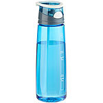 PEARL sports BPA-freie Kunststoff-Trinkflasche mit Einhand-Verschluss, 700 ml, blau PEARL sports 