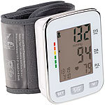 newgen medicals Handgelenk-Blutdruckmessgerät, XL-Display, WHO-Standard newgen medicals Handgelenk-Blutdruckmessgeräte