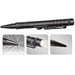 VisorTech 4in1-Tactical Pen mit Kugelschreiber, LED-Licht, Glasbrecher VisorTech Tactical Pens
