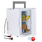Rosenstein & Söhne Mobiler Mini-Kühlschrank mit Wärmefunktion, 12 & 230 V, 8 Liter Rosenstein & Söhne