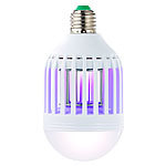 Exbuster 2in1-UV-Insektenkiller & LED-Lampe E27, 9 Watt, 550 lm, tageslichtweiß Exbuster 2in1-UV-Insektenvernichter und Lampe