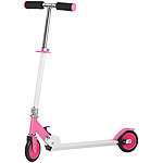 PEARL Klappbarer City-Roller für Kinder, ultraleicht, max. 50 kg, rosa PEARL Tretroller für Kinder