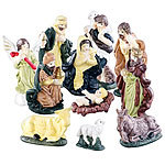 Britesta 11-teiliges Weihnachtskrippen-Figuren-Set aus Porzellan, handbemalt Britesta