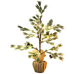 Britesta Deko-Nadelbäumchen im Topf, mit 24 LEDs, Kunstschnee und Zapfen, 70 cm Britesta LED-Weihnachts-Nadelbäume