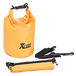 Xcase Wasserdichter Packsack, strapazierfähige Industrie-Plane, 5 l, orange Xcase Wasserdichte Packsäcke