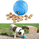 Sweetypet Hunde-Spielball aus Naturkautschuk, mit Snack-Ausgabe, Ø 8 cm, blau Sweetypet 
