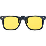 PEARL Nachtsicht-Brillenclip in klassischem Retro-Look, polarisiert, UV400 PEARL 