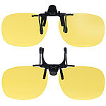 PEARL 2er-Set Nachtsicht-Brillenclips, rundliches Design, polarisiert, UV400 PEARL