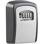 Xcase Mini-Schlüssel-Safe zur Wandmontage, 1-mm-Aluminium, Zahlenschloss Xcase Mini-Schlüsselsafes mit Zahlenschloss zur Wandmontage