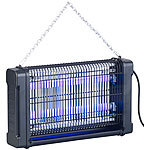 Lunartec UV-Insektenvernichter mit Rundum-Gitter, 2 UV-Röhren, 4.000 V, 20 Watt Lunartec UV-Insektenvernichter