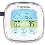 Rosenstein & Söhne Digitales Braten- & Ofenthermometer, Touch-Display, Versandrückläufer Rosenstein & Söhne Digitales Bratthermometer mit kabelgebundenem Temperatur-Fühler