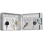Xcase Mini-Stahl-Schlüsselschrank für 10 Schlüssel, mit Sicherheitsschloss Xcase