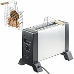 Rosenstein & Söhne Vertikaler Infrarot-Tischgrill mit 24 x 18 cm Grillfläche & 1.000 Watt Rosenstein & Söhne Rauchfreie Vertikal-Infrarot-Grills