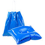 PEARL 2er-Set 2in1-Strandtaschen mit aufblasbarem Schwimmkissen, 31 x 33 cm PEARL 2in1-Strandtaschen und Schwimmkissen