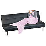 Wilson Gabor Weiche Meerjungfrau-Decke mit Flosse für Kinder, 140 x 60 cm, rosa Wilson Gabor