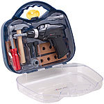 Playtastic Kinder-Werkzeugkoffer, 11-teilig mit Batterie-Bohrmaschine & Zubehör Playtastic Kinder-Werkzeug-Sets