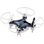 Simulus Mini-Quadrocopter m. VGA-Kamera, 3D-Flugman&ouml;ver, 2,4-GHz-Fernbedienung Simulus