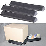 PEARL Kofferraum-Gepäckfixierung aus Schaumstoff/Nylon, mit Klett, 3-teilig PEARL