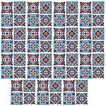 infactory Selbstklebende 3D-Mandala-Fliesenaufkleber, 25,5 x 25,5 cm, 15er-Set infactory