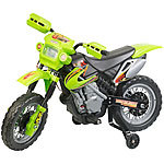 Playtastic Kinder-Elektromotorrad mit Stützrädern, Licht- & Sound-Effekte, 3 km/h Playtastic Kindermotorräder