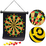 Playtastic Magnetisches Dart-Spiel mit Zielscheibe, aufrollbar, mit 6 Pfeilen Playtastic