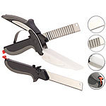 Rosenstein & S&ouml;hne K&uuml;chenschneider-Set mit Messer, Schere und integriertem Schneidebrett Rosenstein & S&ouml;hne K&uuml;chenschneider mit integrierten Schneidebrettern