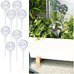 Royal Gardineer 8er-Set Gießfrei-Bewässerungs-Kugeln aus Glas, transparent, Ø 6 cm Royal Gardineer Wasserspender für Topfpflanzen
