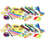 Playtastic Jumbo-Bastel-Box, 838 Teile, 2er-Set Playtastic Bastel-Sets