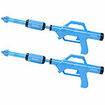 PEARL 2er-Set Wasserpistolen mit PET-Flaschen-Anschluss PEARL Wasserpistolen mit PET-Flaschen-Anschlüssen 