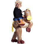 Playtastic Selbstaufblasendes Kostüm "Wilder Cowboy" Playtastic