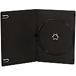 PEARL DVD Slim (7mm) Einzel Box 10er-Set Schwarz PEARL DVD-Hüllen