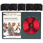 PEARL DVD Slim (7 mm) Einzel Box 50er-Set schwarz PEARL DVD-Hüllen