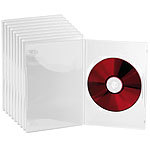 PEARL DVD Slim (7 mm) Einzel Box 10er-Set transparent PEARL DVD-Hüllen