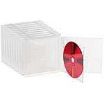 PEARL Doppel CD Jewel Boxen im 10er-Set, klares Tray PEARL CD-Jewel-Case