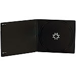 PEARL CD Slim Soft Boxen im 10er-Set, 7 mm, schwarz PEARL CD-Jewel-Case
