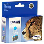 Epson Original Tintenpatrone T07124010, cyan Epson