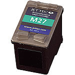 Recycled Cartridge für HP (ersetzt C8727A No.27), black recycled / rebuilt by iColor Recycled-Druckerpatrone für HP-Tintenstrahldrucker