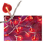 Lunartec Motiv-Lichterkette "Love", 20 rote Herzen, 3,4 m Lunartec LED-Lichterketten für innen (Valentinstage)