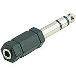 auvisio Audio-Adapter 3,5-mm-Klinken-Buchse auf 6,3-mm-Klinken-Stecker auvisio 